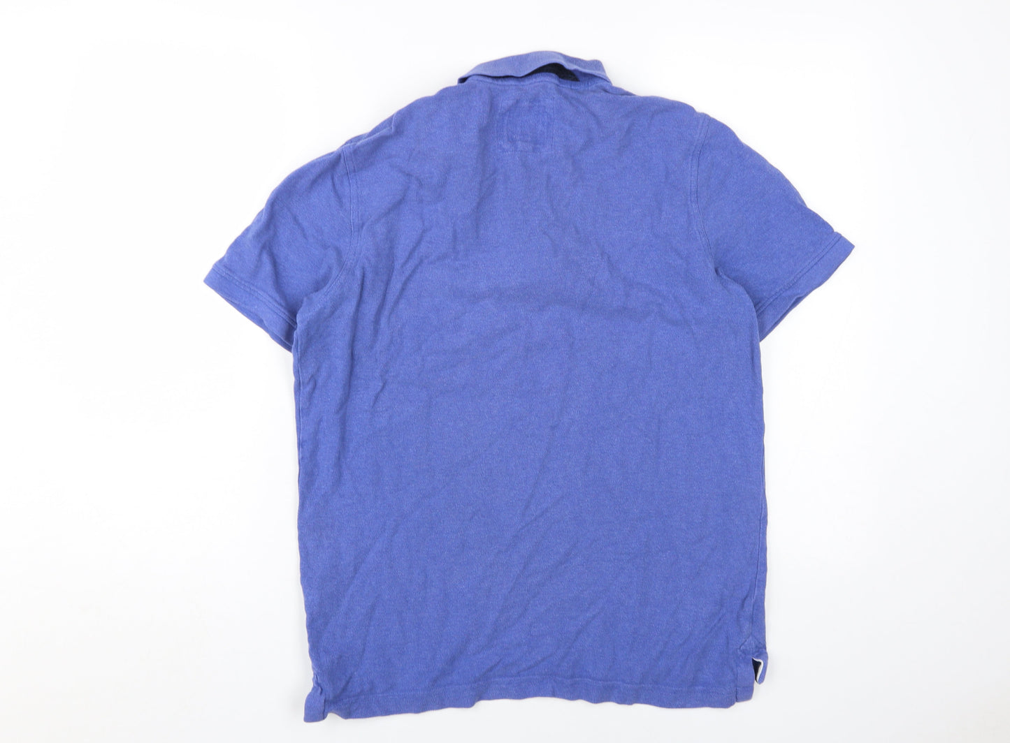 Crew Clothing Men's Blue Medium Polo Shirt