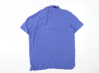 Crew Clothing Men's Blue Medium Polo Shirt