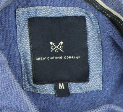 Crew Clothing Men's Blue Medium Polo Shirt