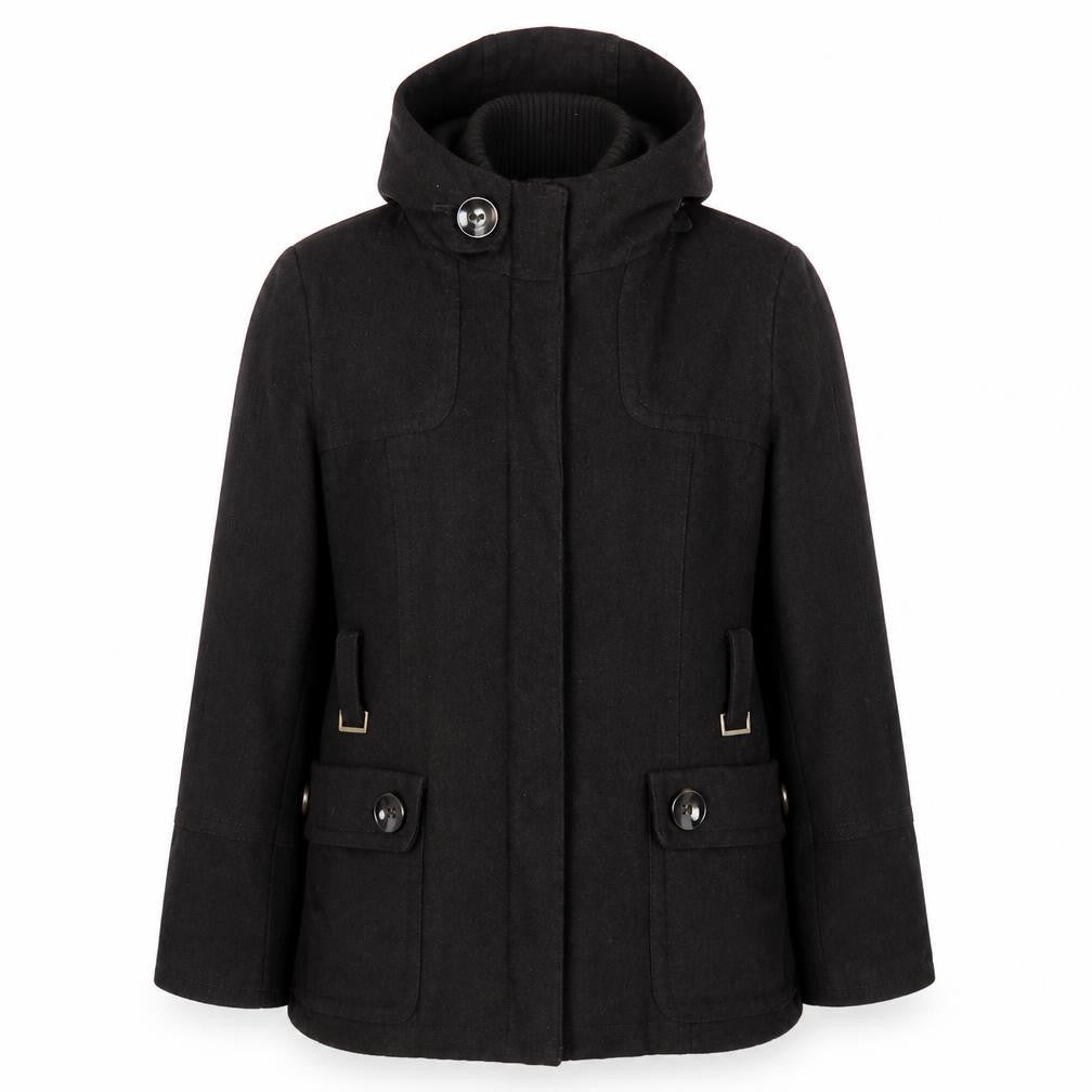 Mens UK Size XL Zara Basic Black Hooded