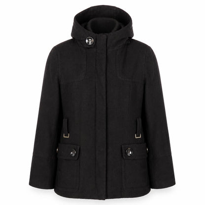 Mens UK Size XL Zara Basic Black Hooded