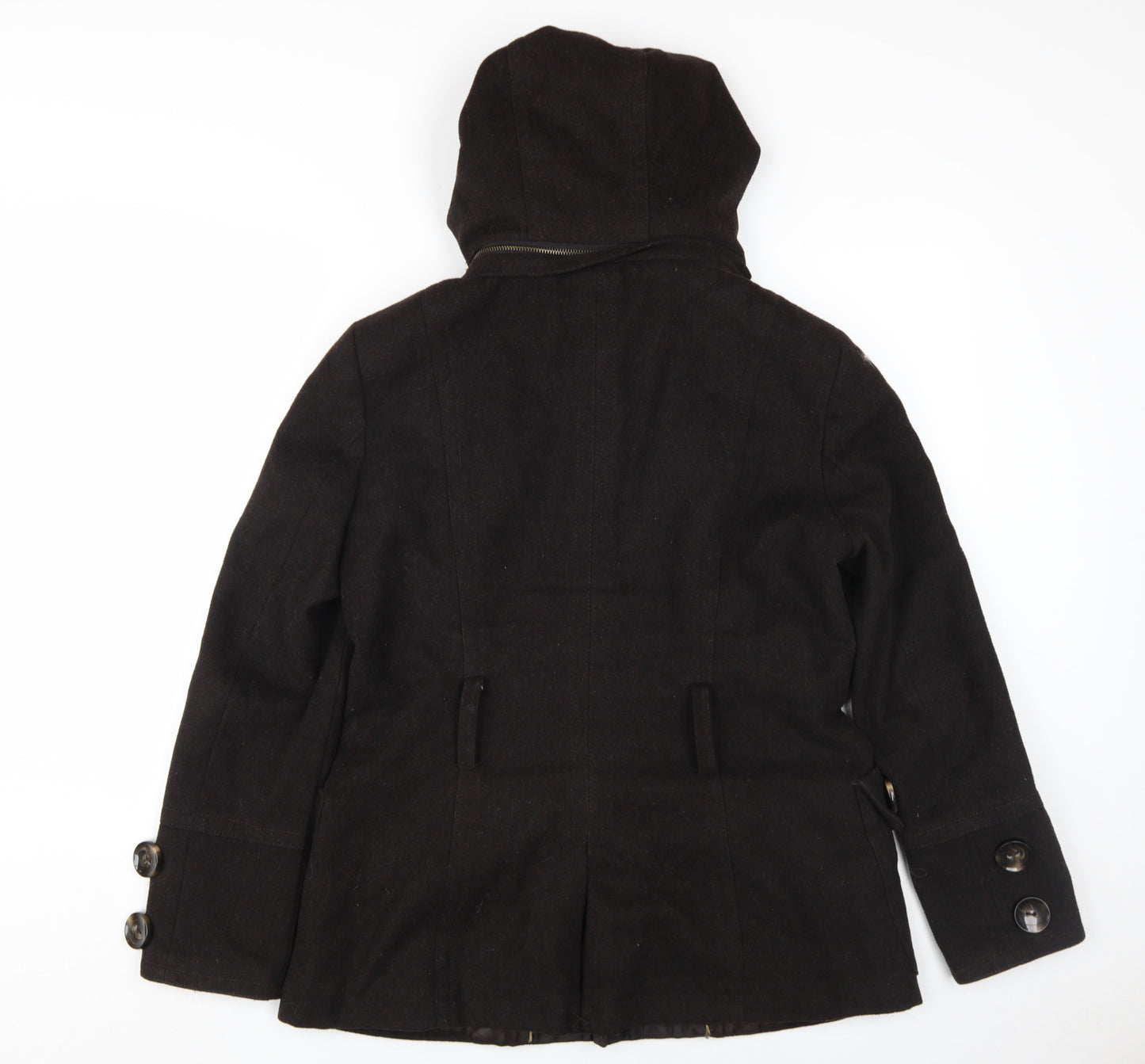 Zara Basic Men's Black Hooded Jacket XL Regular