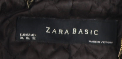 Zara Basic Men's Black Hooded Jacket XL Regular