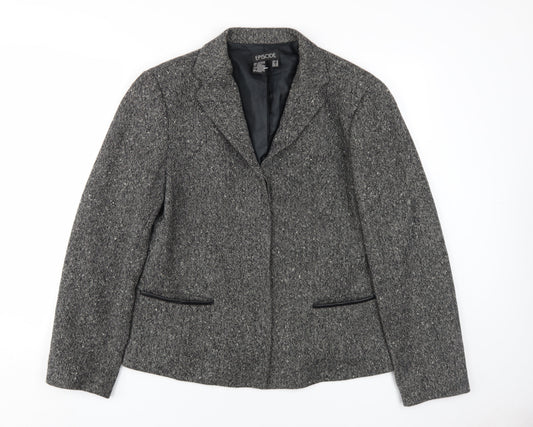 Womens UK Size 16 Episode Grey Basic Jacket