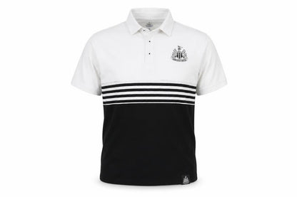 Castore Men's Black White Striped Polo M
