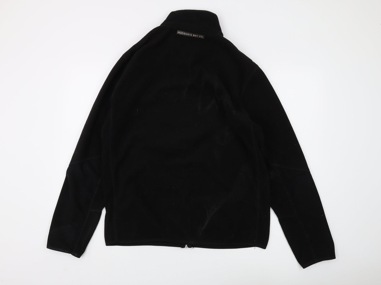 Hudson's Bay Co. Men's Black Full Zip Fleece Sweatshirt M