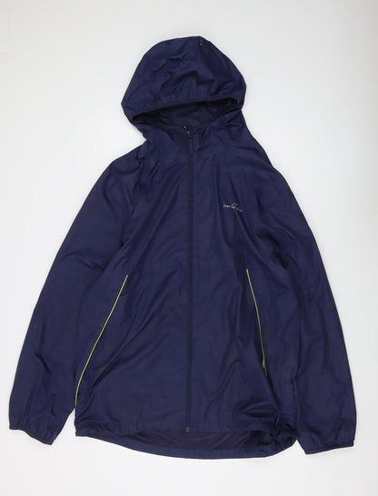 Mens UK Size 2XL Freedom Trail Blue Windbreaker Coat