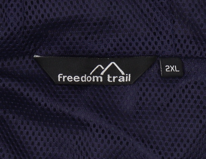 Mens UK Size 2XL Freedom Trail Blue Windbreaker Coat