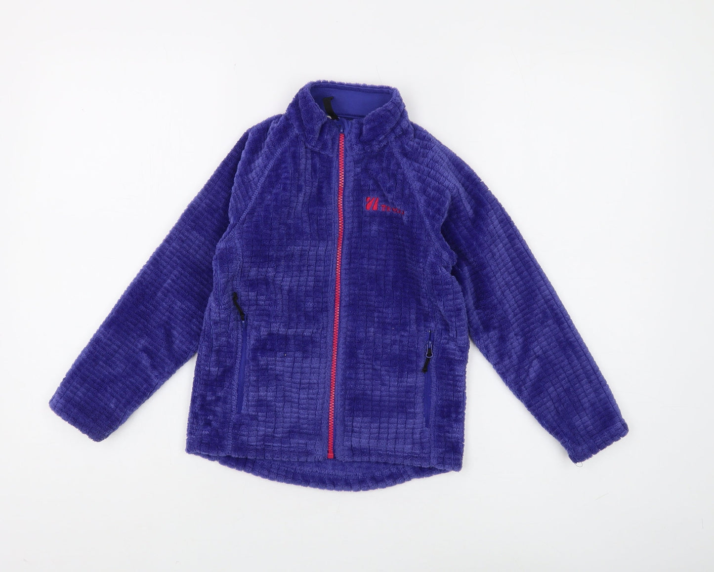 The Edge Boys Purple Full Zip Sweatshirt, Size 5-6 Years