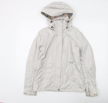 Womens UK Size XS Quechua Ivory Parka Coat