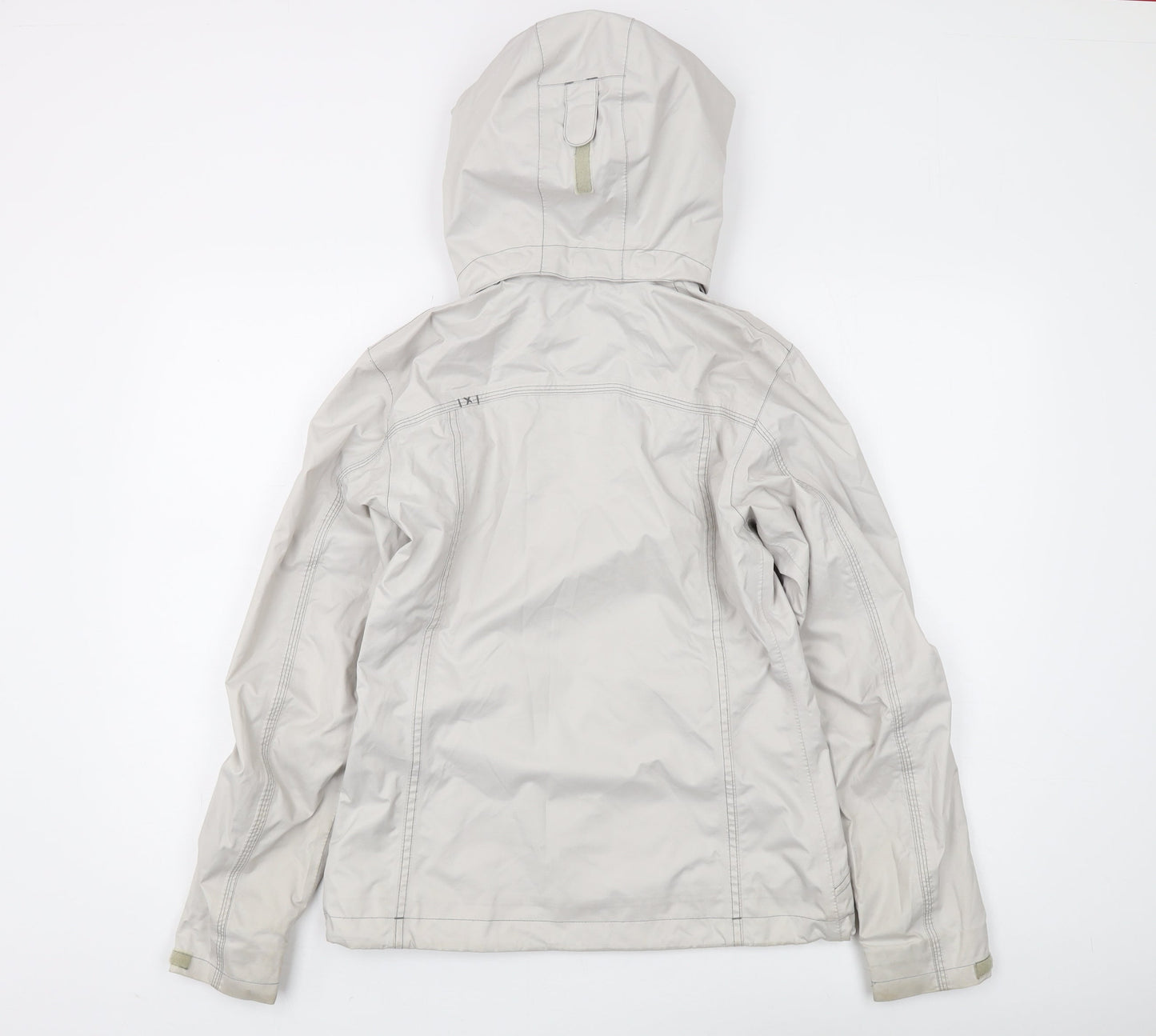 Womens UK Size XS Quechua Ivory Parka Coat