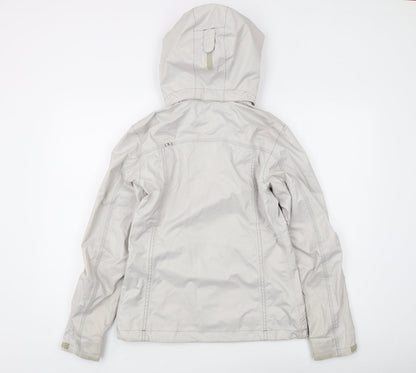 Womens UK Size XS Quechua Ivory Parka Coat