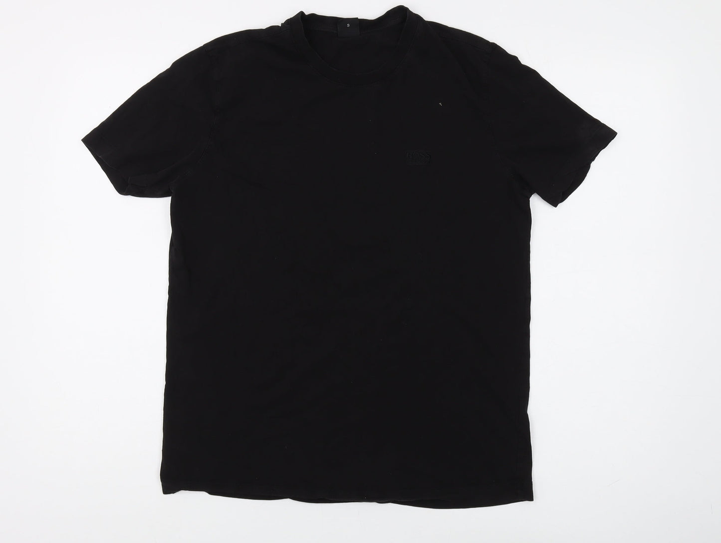 Mens UK Size S HUGO BOSS Black  T-Shirt