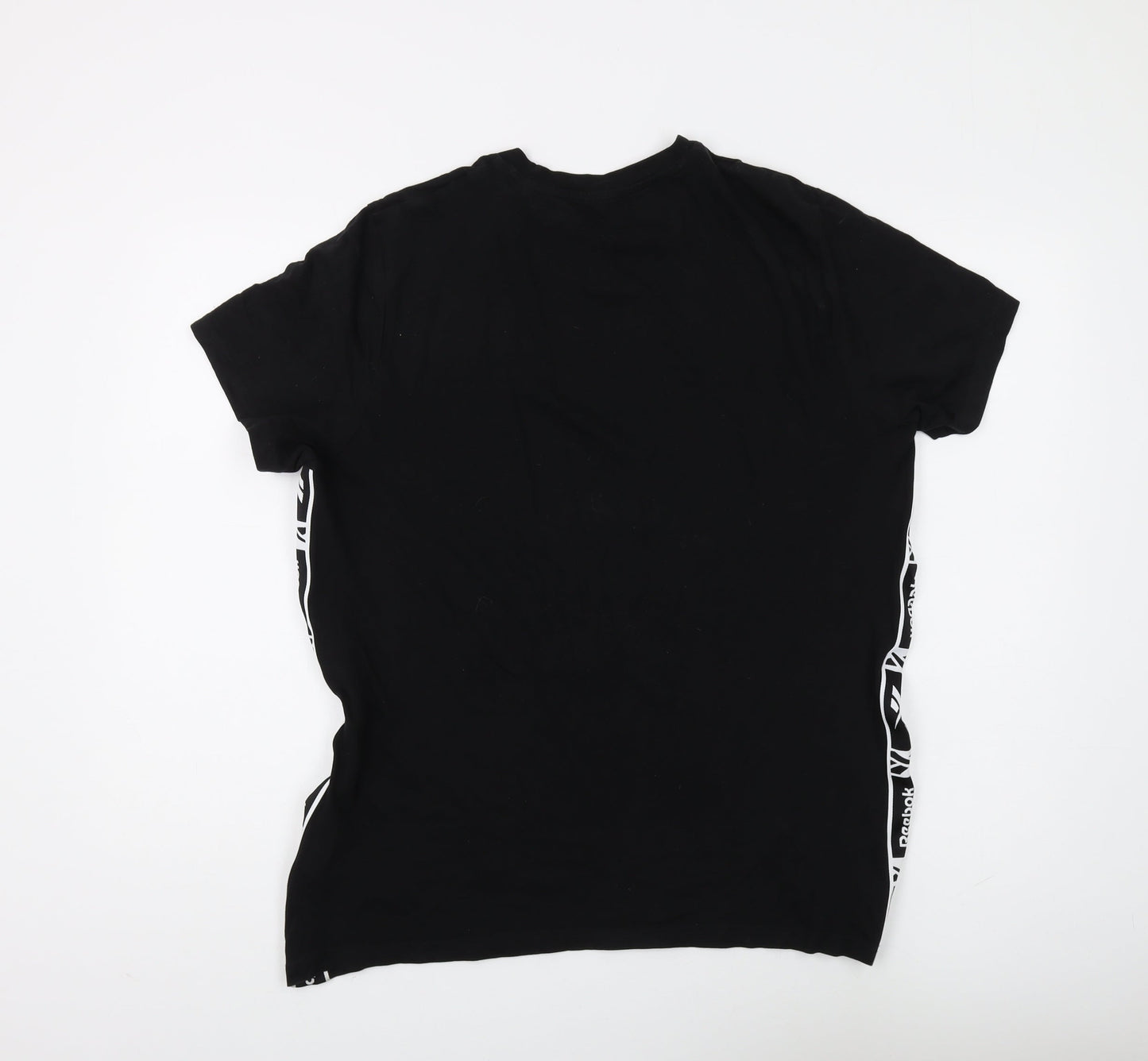 Reebok Men's Black L Short Sleeve Logo T-Shirt