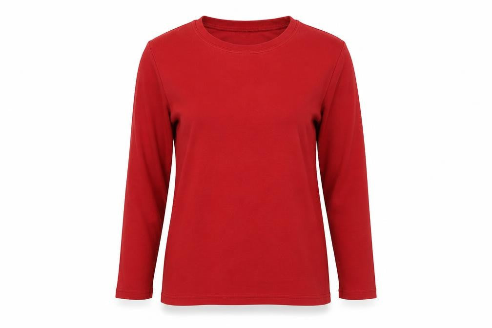 Womens UK Size S Hawkshead Red Basic T-Shirt