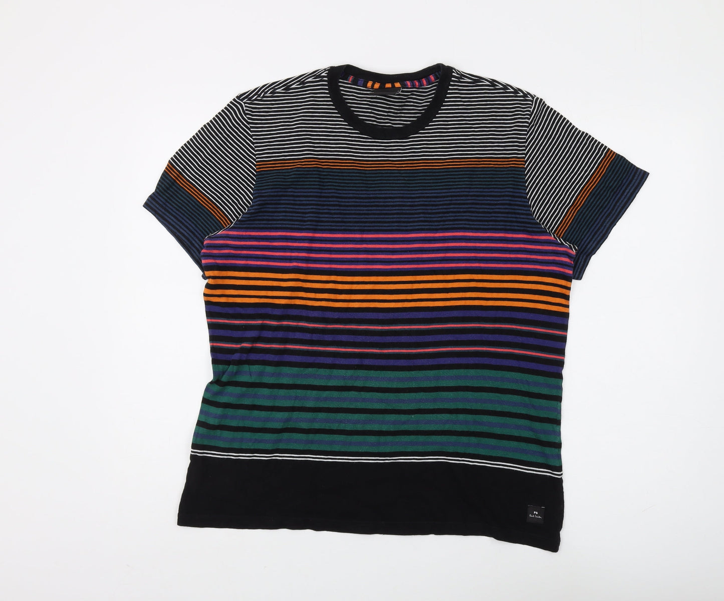 Paul Smith Men's Multicoloured Stripe M T-Shirt