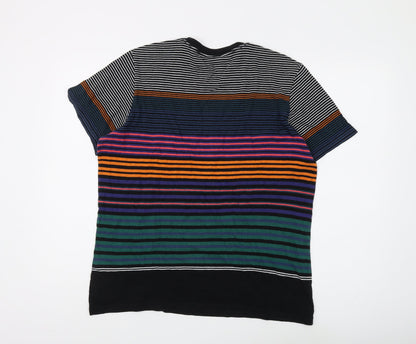 Paul Smith Men's Multicoloured Stripe M T-Shirt
