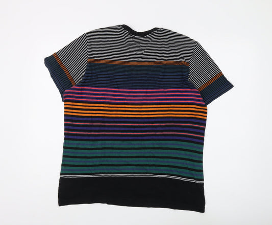 Paul Smith Men's Multicoloured Stripe M T-Shirt