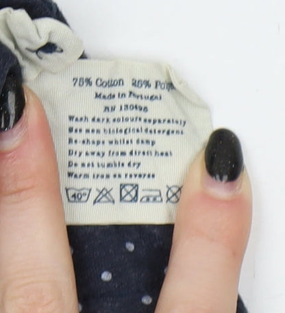 Jack Wills Men's Blue Polka Dot T-Shirt, Size M