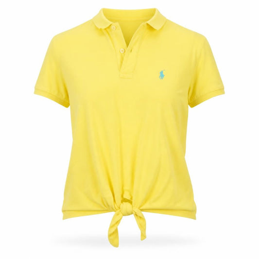 Polo Women's Yellow Cotton Polo Shirt - Size L