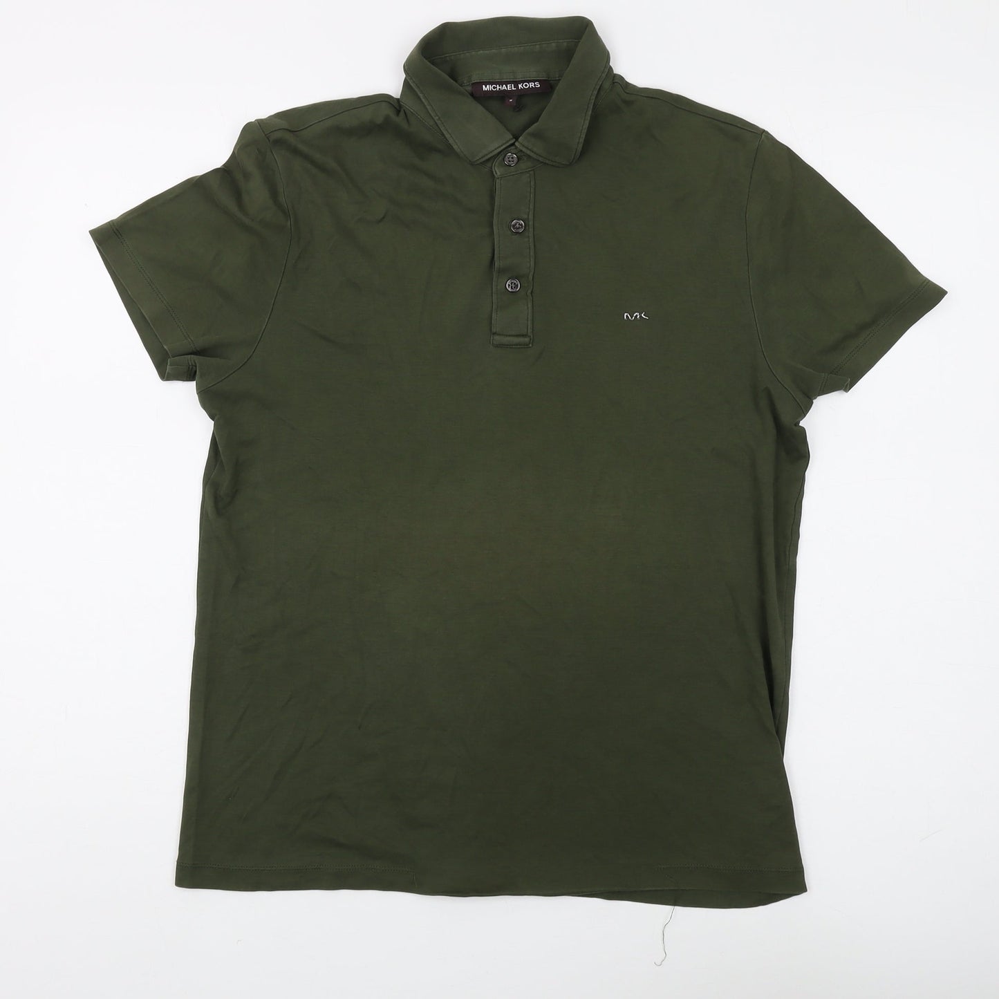 Michael Kors Men's Green Polo Shirt M