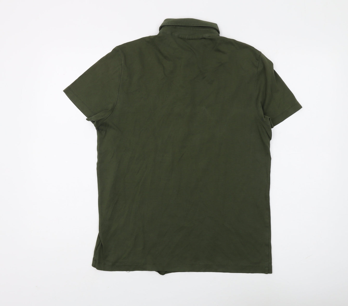 Michael Kors Men's Green Polo Shirt M