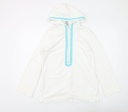 Gap Women's White Hoodie, XS, Casual and Lightweight