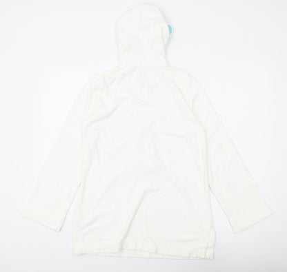 Gap Women's White Hoodie, XS, Casual and Lightweight