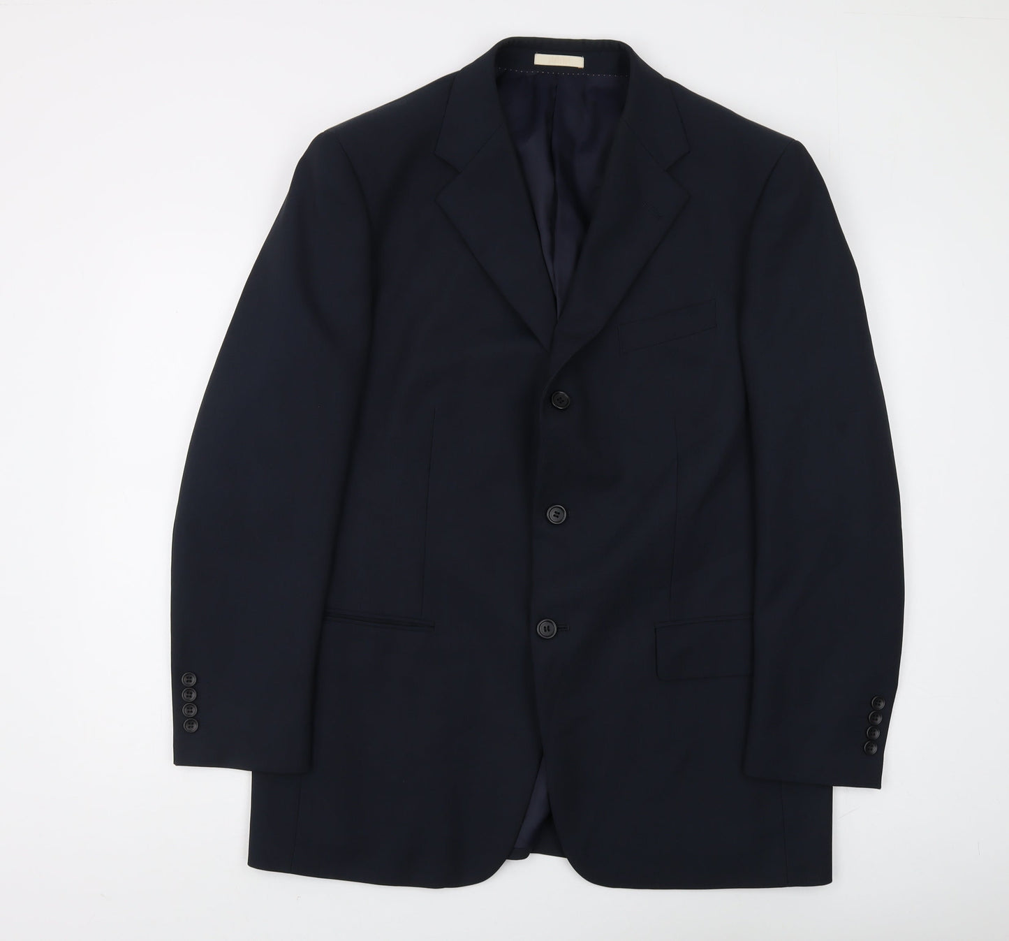 Mens UK Size 42 Greenwoods Regular Blue Suit Jacket
