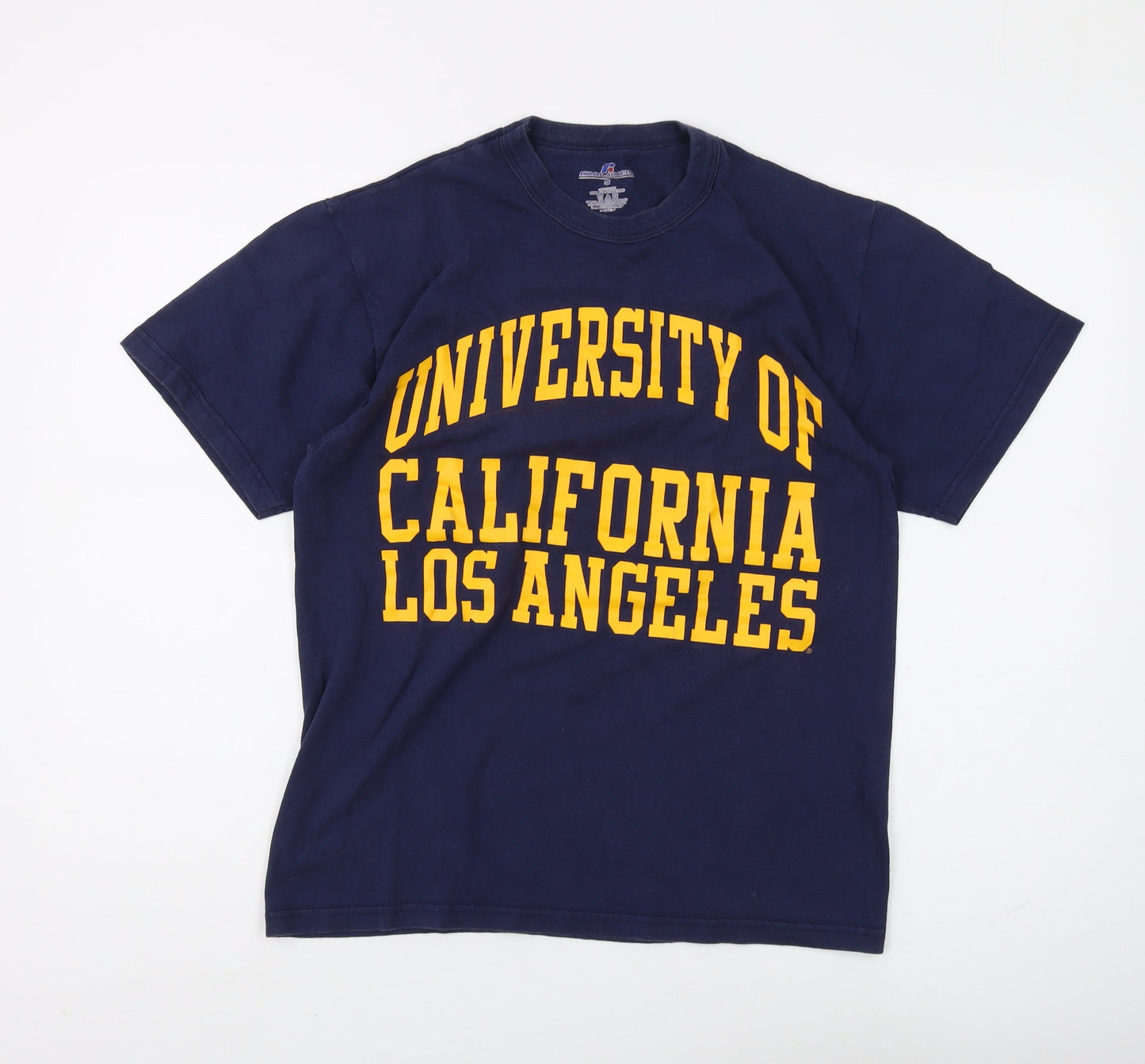 Russell Athletic Men's Blue College T-Shirt, Size S