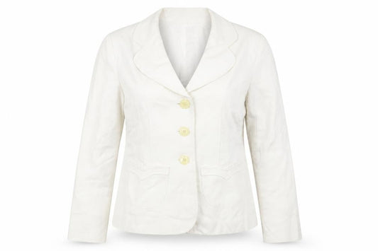 Womens UK Size 12 Whistles Regular Ivory Blazer