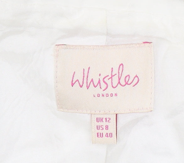 Whistles Women's Ivory Blazer, Size 12, Regular Fit