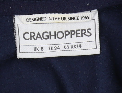 Craghoppers Women's Navy Full Zip Fleece Jacket UK 8