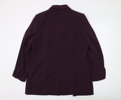 Viyella Women's Purple Blazer Size 18