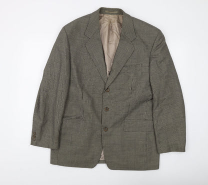 Mens UK Size 38 Van Gils Regular Brown Suit Jacket