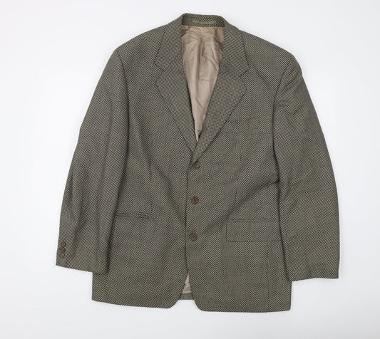 Mens UK Size 38 Van Gils Regular Brown Suit Jacket