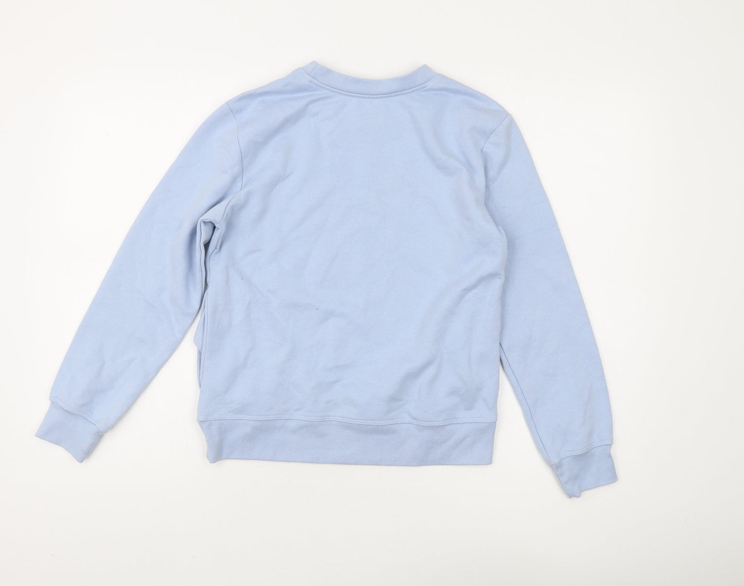 DKNY Blue Logo Sweatshirt Unisex Adults Size 10 Casual