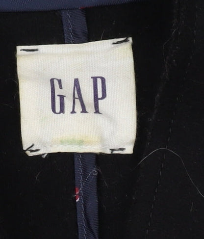 Gap Women's Black Wool Blend Blazer, Size S