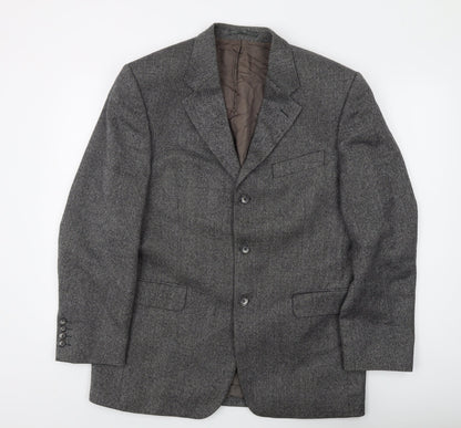 Mens UK Size 50 Lino Vierra Regular Grey Suit Jacket