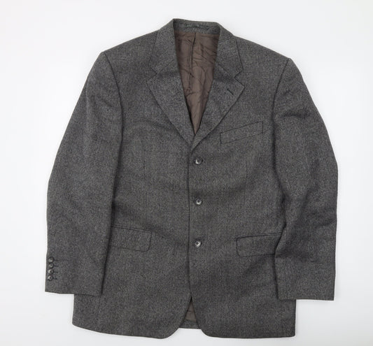 Mens UK Size 50 Lino Vierra Regular Grey Suit Jacket