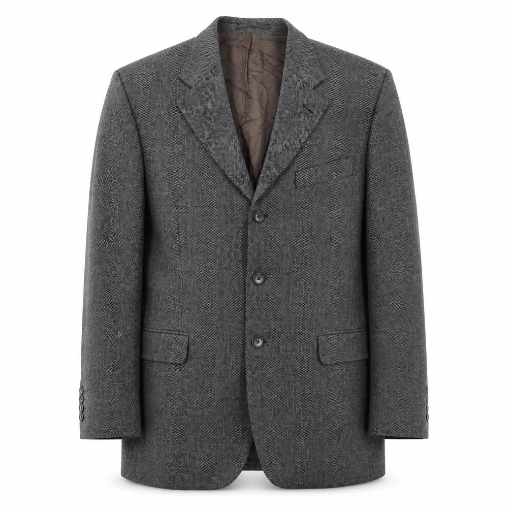 Mens UK Size 50 Lino Vierra Regular Grey Suit Jacket