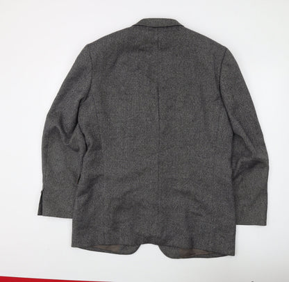 Mens UK Size 50 Lino Vierra Regular Grey Suit Jacket