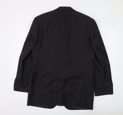 Mens UK Size 38 Cerruti Regular Black Suit Jacket