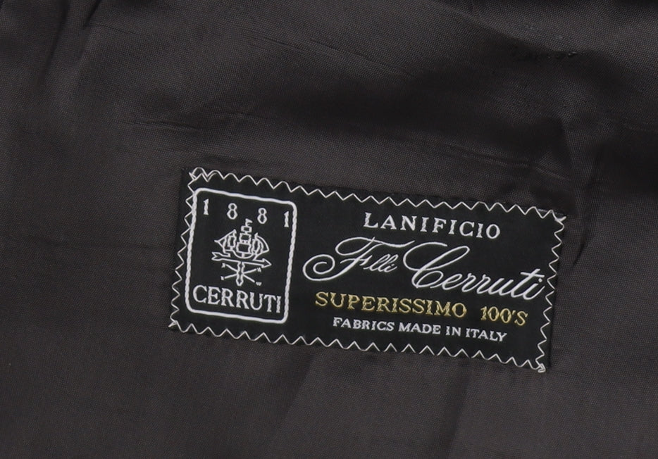 Mens UK Size 38 Cerruti Regular Black Suit Jacket