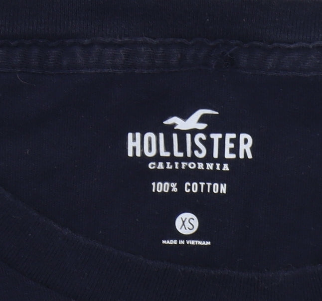 Mens UK Size XS Hollister Blue  T-Shirt