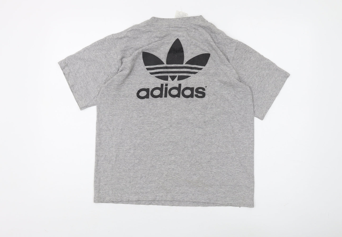 Womens UK Size L adidas Grey Basic T-Shirt