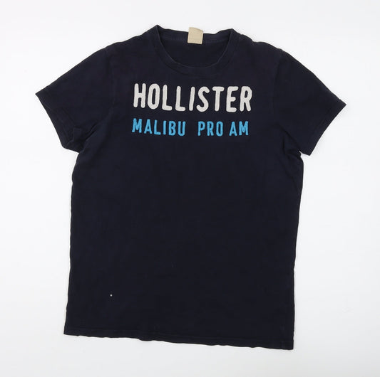 Mens UK Size S Hollister Blue  T-Shirt