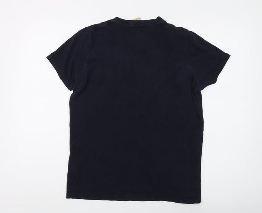 Mens UK Size S Hollister Blue  T-Shirt