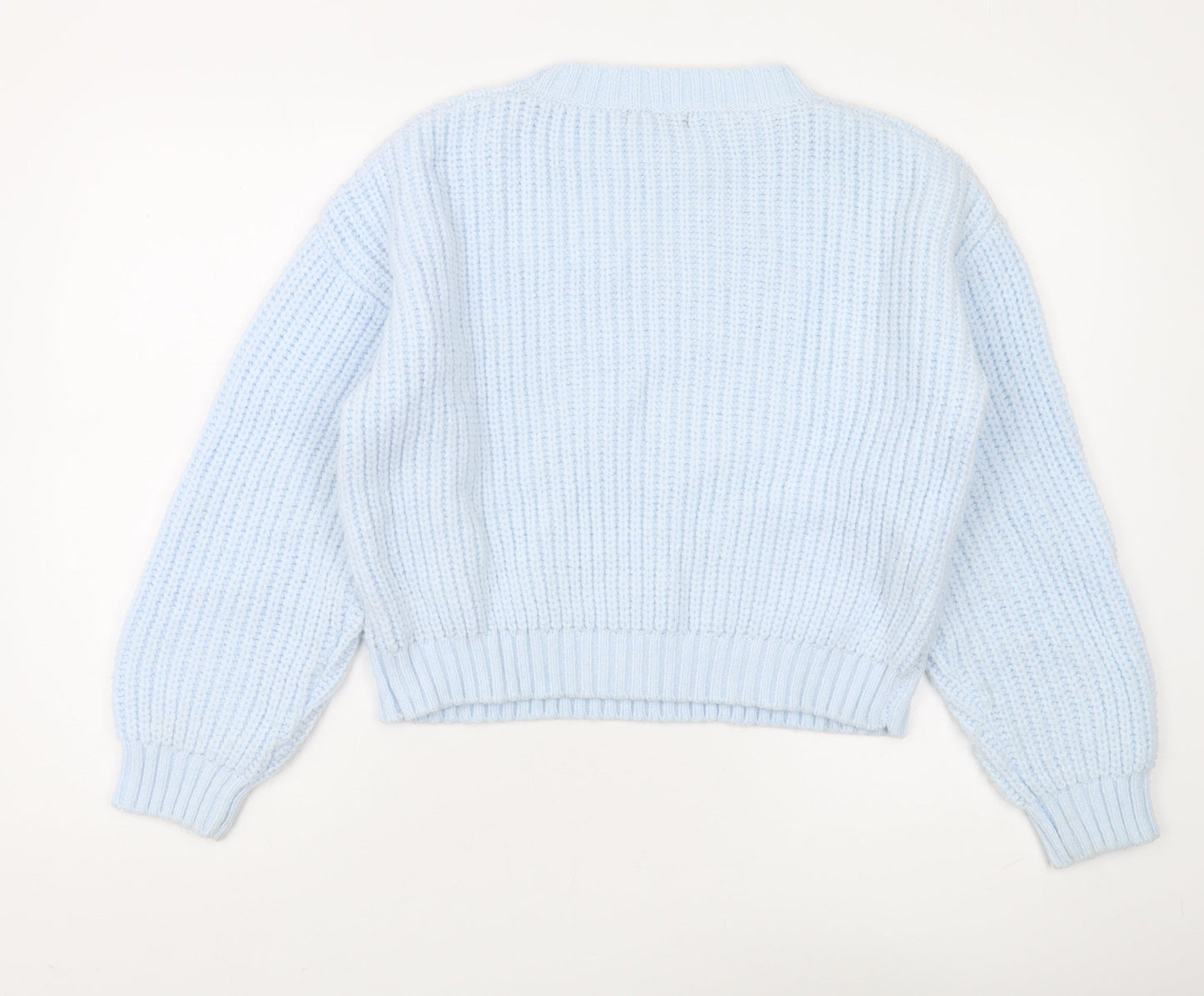 Womens UK Size S Quiz Blue Pullover Jumper