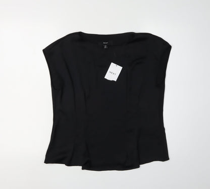 Womens UK Size 14 NEXT Black  Blouse